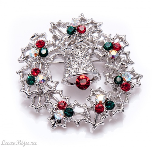 Брошь Moon Paris Christmas MCH-1710-026_4203